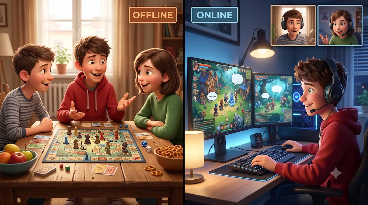 Młodzież w świecie offline i online